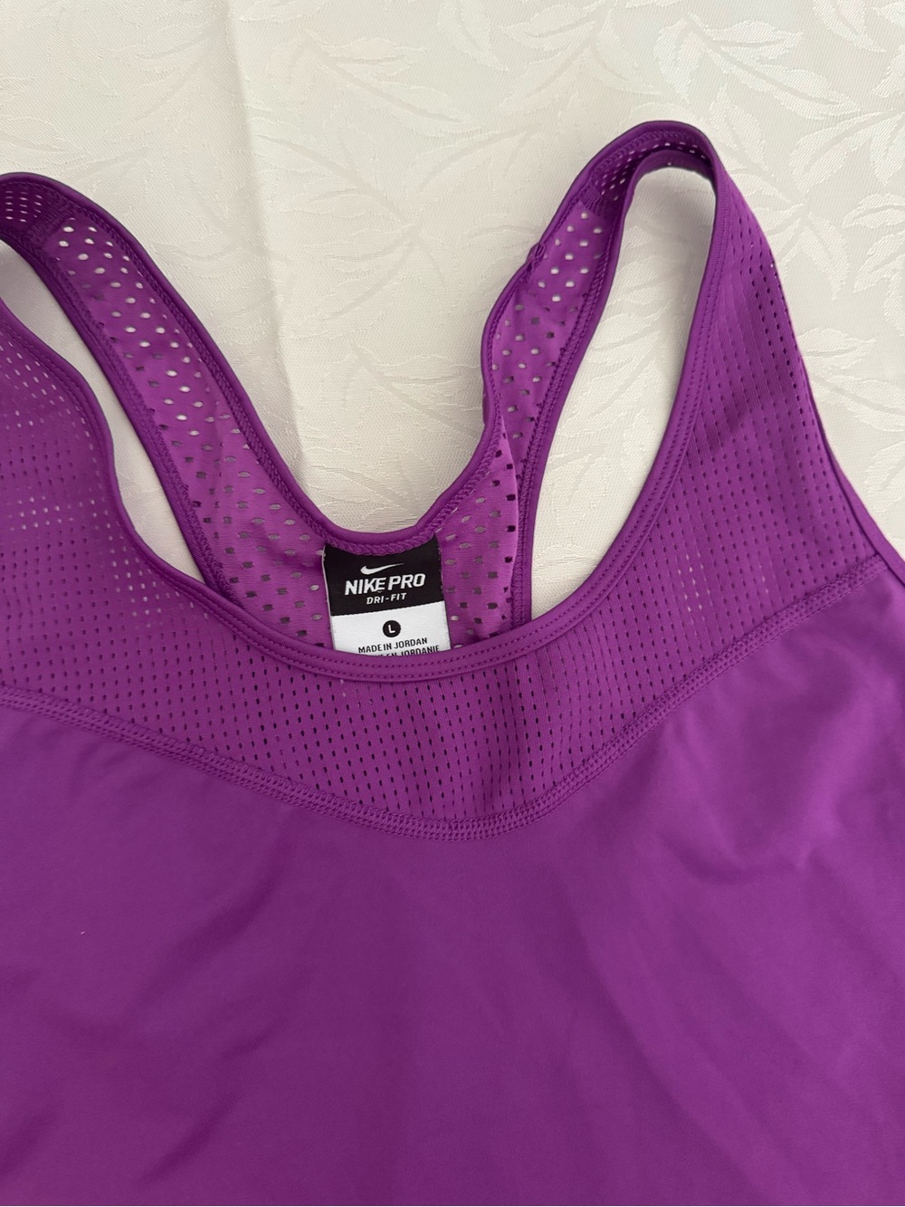 Nike Purple Performance Racerback Tank - Picture 3 of 7